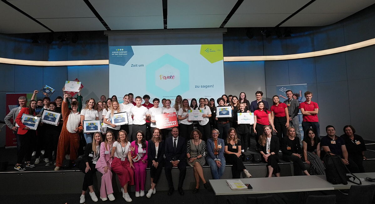 Das Bundesfinale von Junior Achievement Austria am 06. Juni in der Wirtschaftskammer Österreich.